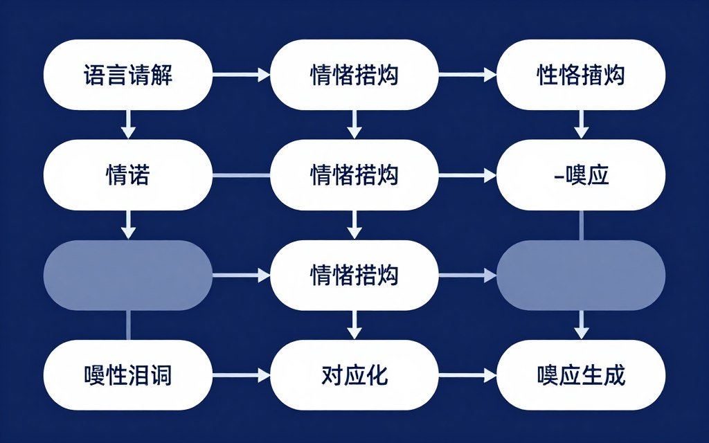 diagram showing neural network processing conversation data