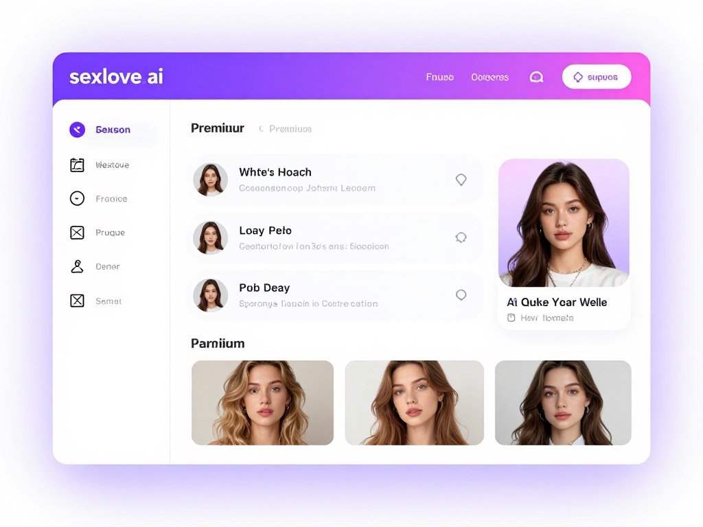 sexlove.ai platform interface dashboard