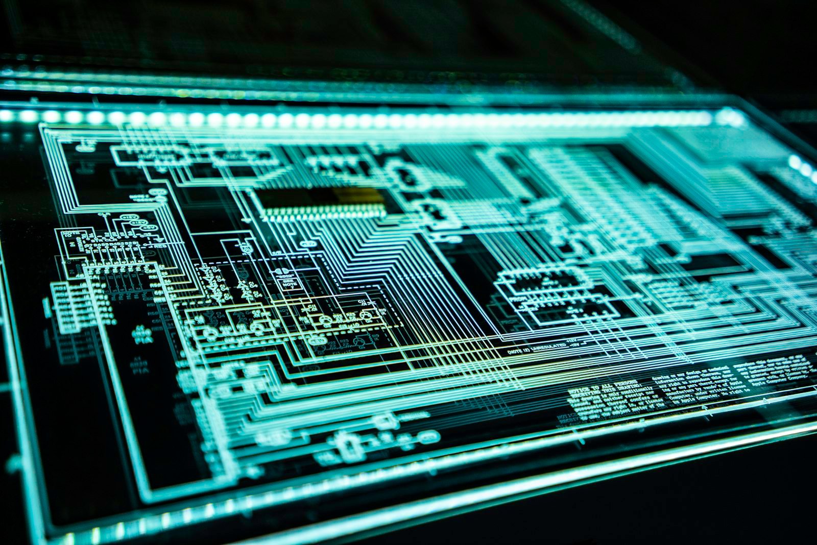 Abstract cybersecurity and data protection concept