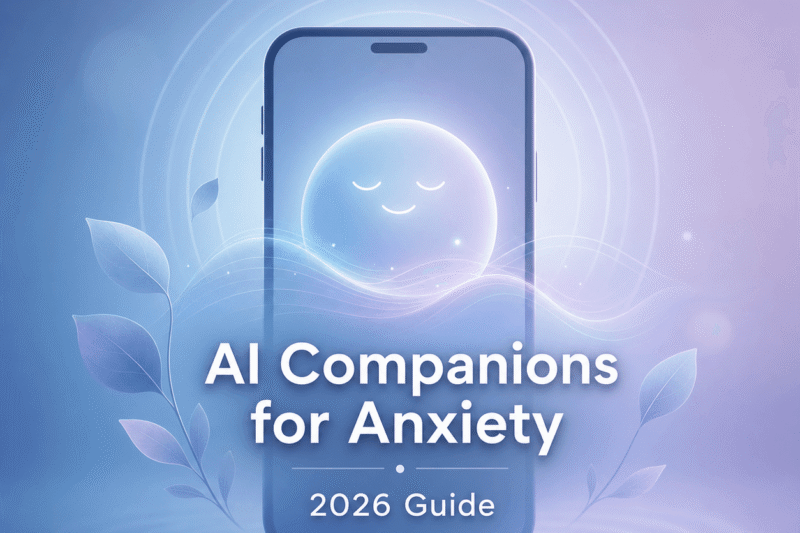 Best AI Companion Apps for Anxiety Support in 2026