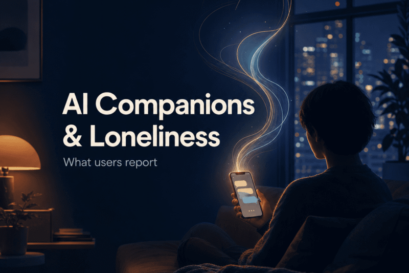 Can AI Companions Reduce Loneliness? What Users Report