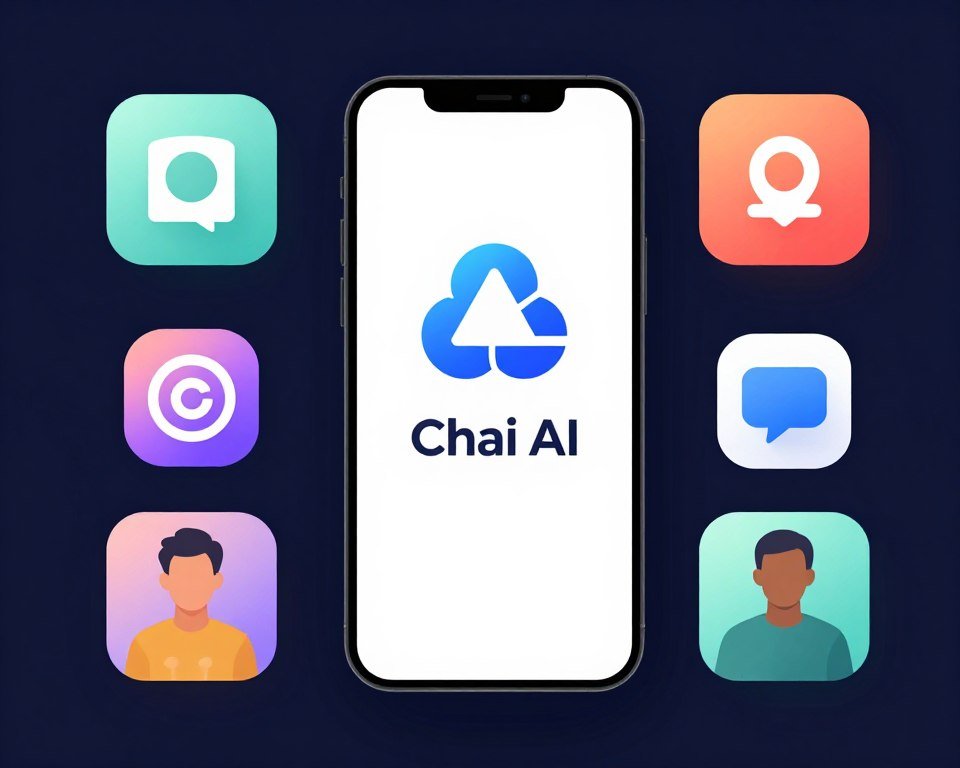 Chai logo representing diverse AI character selection