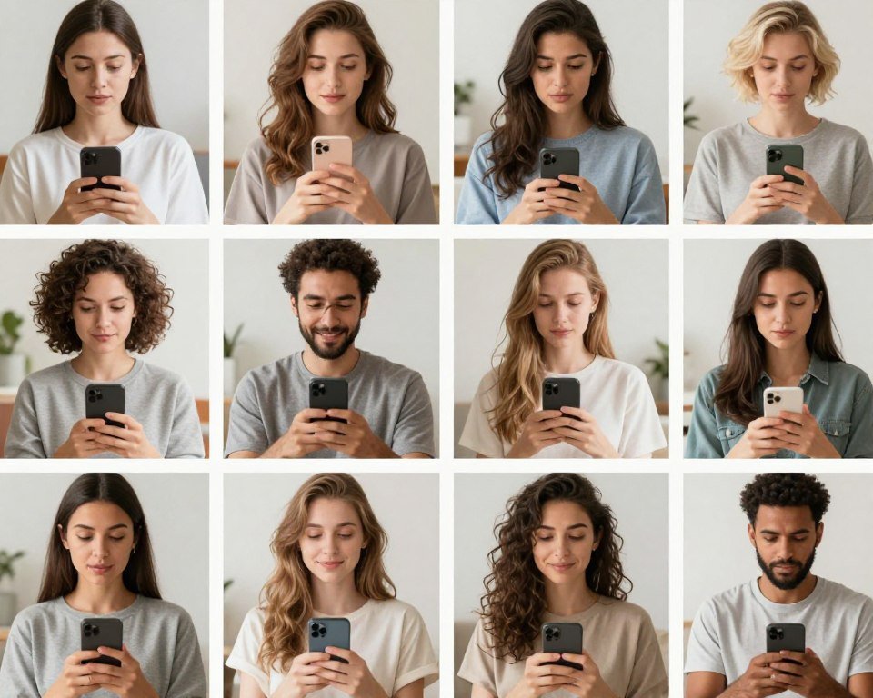 Diverse users representing different AI girlfriend app use cases