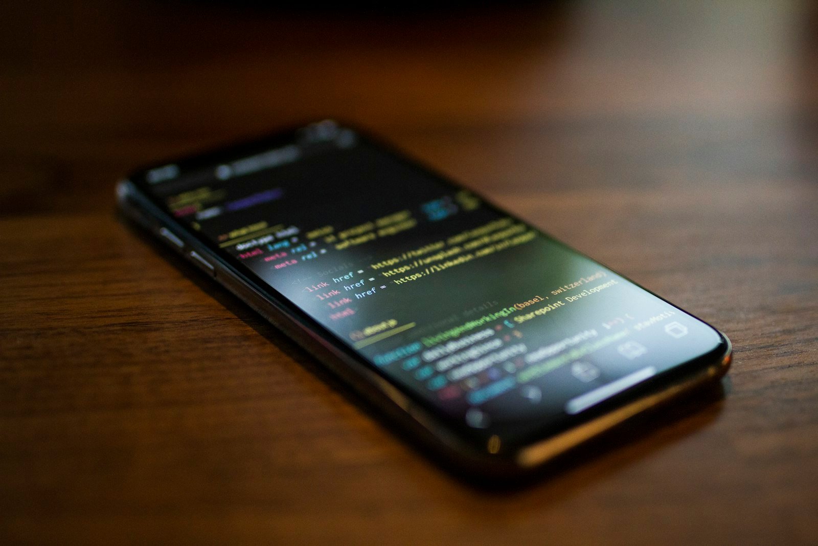 Phone chat interface concept
