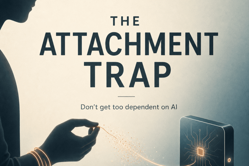 The “Attachment Trap”: Avoid Getting Too Dependent on AI