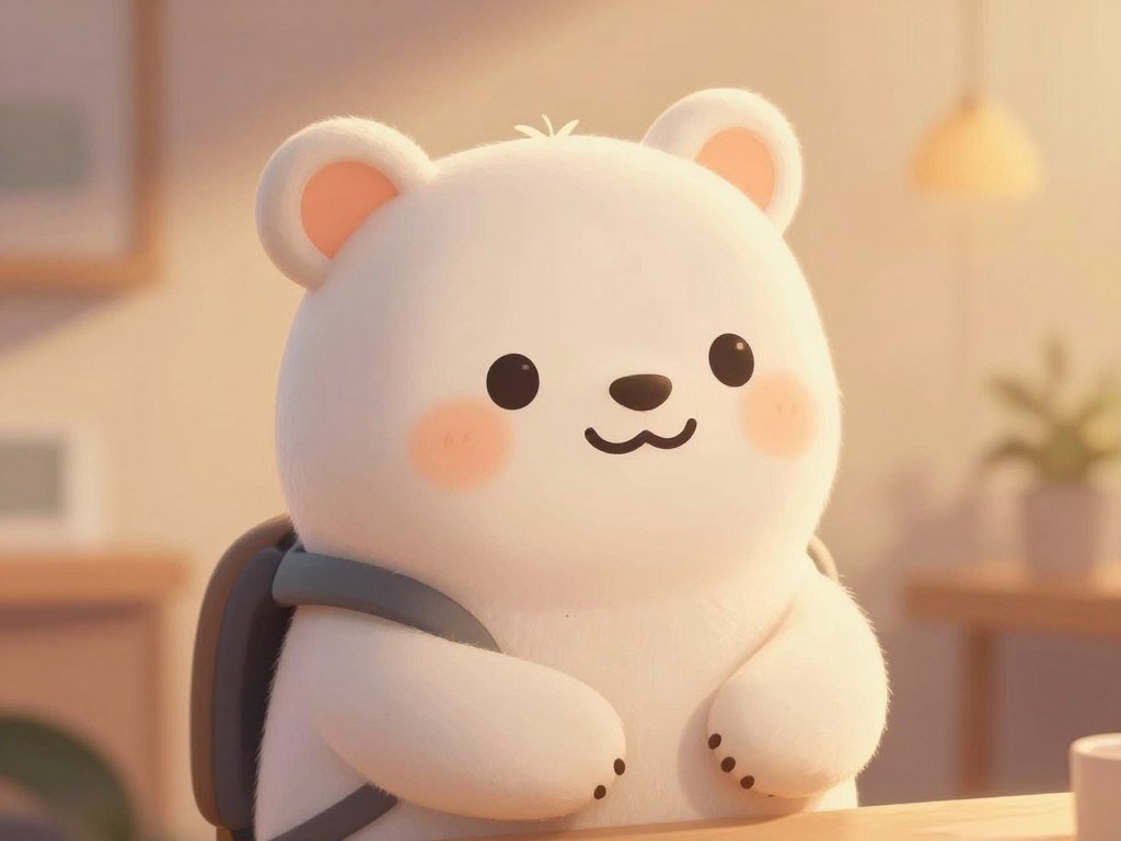 A gentle AI companion offering a supportive hand, warm glowing background, soft focus, digital painting.
