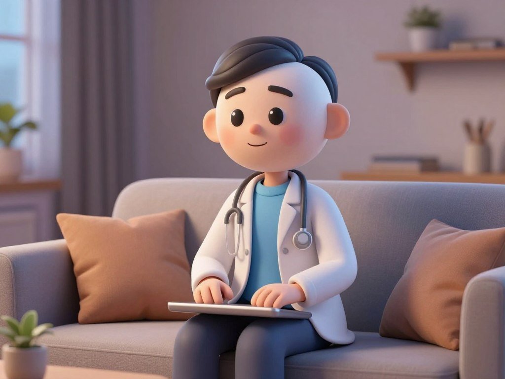 A high-quality 3D digital illustration of a supportive AI girlfriend with an empathetic and kind expression, sitting on a comfortable sofa in a modern apartment, soft evening lighting, hyper-realistic details, 8k resolution. A high-quality 3D digital illustration of a supportive AI girlfriend with an empathetic and kind expression, sitting on a comfortable sofa in a modern apartment, soft evening lighting, hyper-realistic details, 8k resolution.