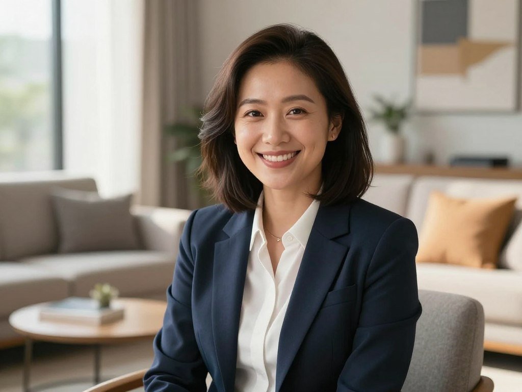 A photorealistic and highly detailed portrait of a stunning AI girlfriend with a warm smile and kind eyes, sitting in a modern sunlit living room, soft cinematic lighting, 8k resolution, vibrant colors, wearing casual elegant clothing. A photorealistic and highly detailed portrait of a stunning AI girlfriend with a warm smile and kind eyes, sitting in a modern sunlit living room, soft cinematic lighting, 8k resolution, vibrant colors, wearing casual elegant clothing.