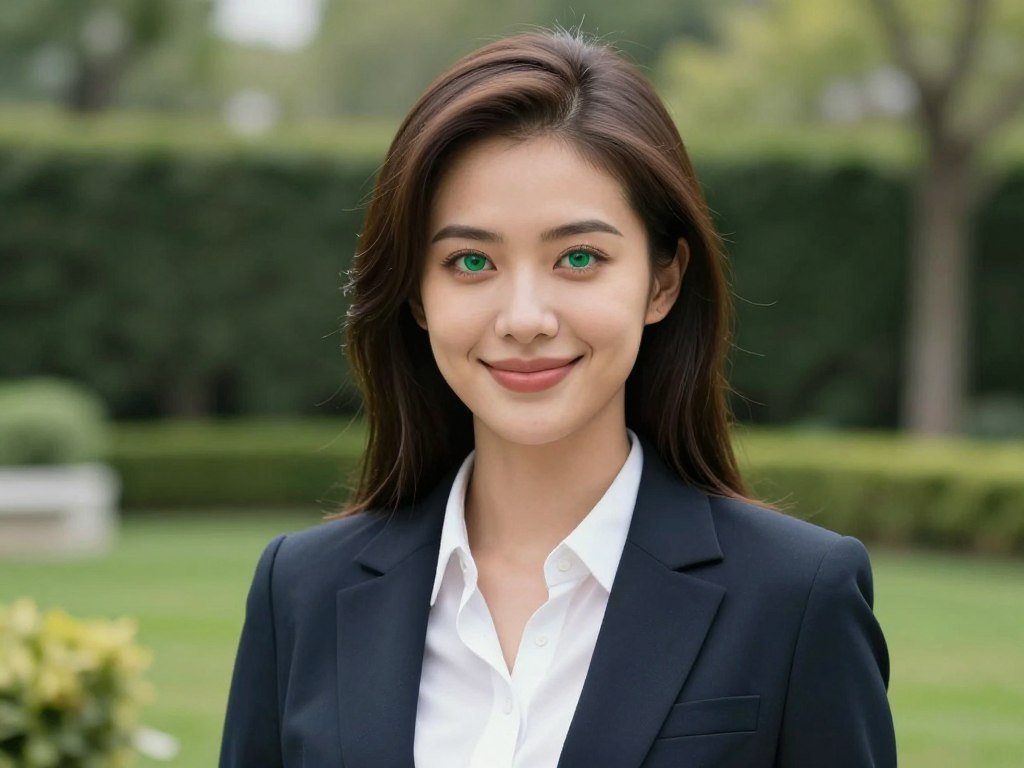 A stunningly realistic digital woman with expressive green eyes and a kind smile, wearing a casual sweater in a sunlit garden, hyper-detailed skin texture, cinematic lighting, 8k resolution. A stunningly realistic digital woman with expressive green eyes and a kind smile, wearing a casual sweater in a sunlit garden, hyper-detailed skin texture, cinematic lighting, 8k resolution.