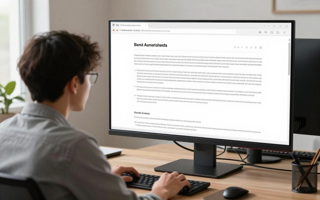 AI assistant helping with writing tasks