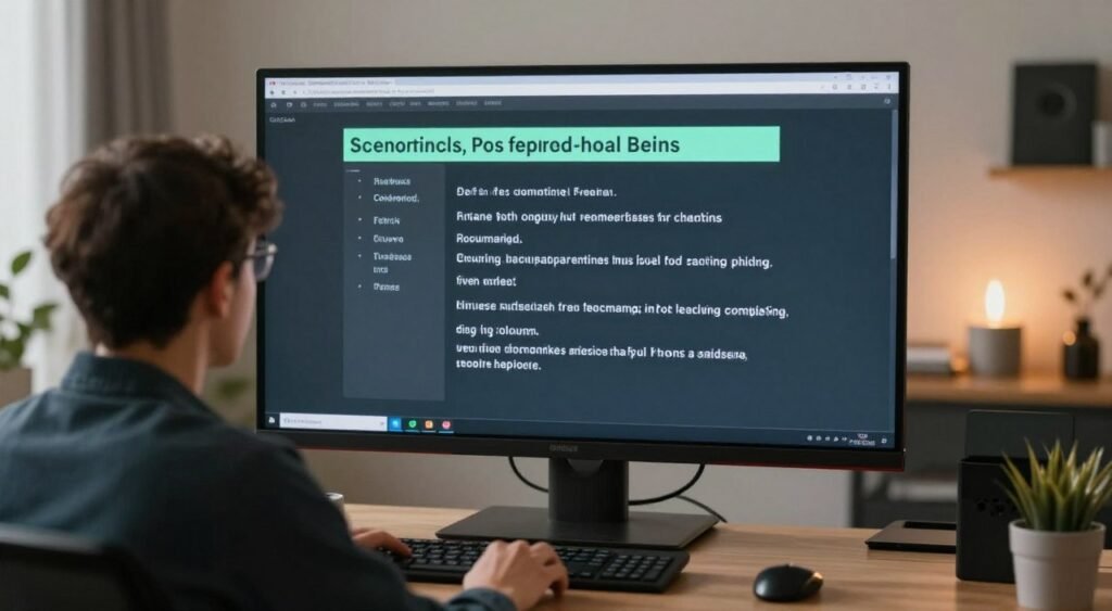AI chat helping create a video script